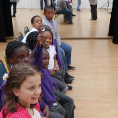 In the dance studio